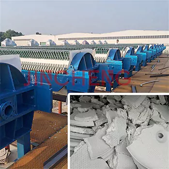 Automatic membrane filter press for Municipal wastewater treatment